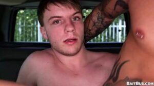 BAITBUS – Hot Guy Doug Acre Hesitates At First But Finally Agrees To Fuck Another Dude Rod Daily