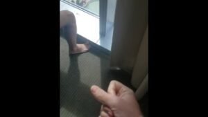 Snuck up on Hung teen BF Jacking Off in Hotel