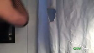 Crossdresser Blows Aussie at Gloryhole