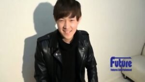 Invite a young Japanese man to get an oil massage and show off his big cock to the camera.