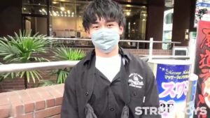 Muscular Akito Became Gay Cum Shot 1