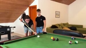 Stepbrother – My Stepbrother Was Turned On  Play Billiards  Japanese