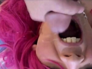 Slutty Crossdresser Sucks Small Cock