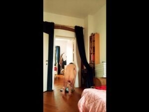 working again in bedroom still nude