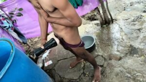 Indian Desi Treehouse Bathroom Toy Fucking My Boyfriend